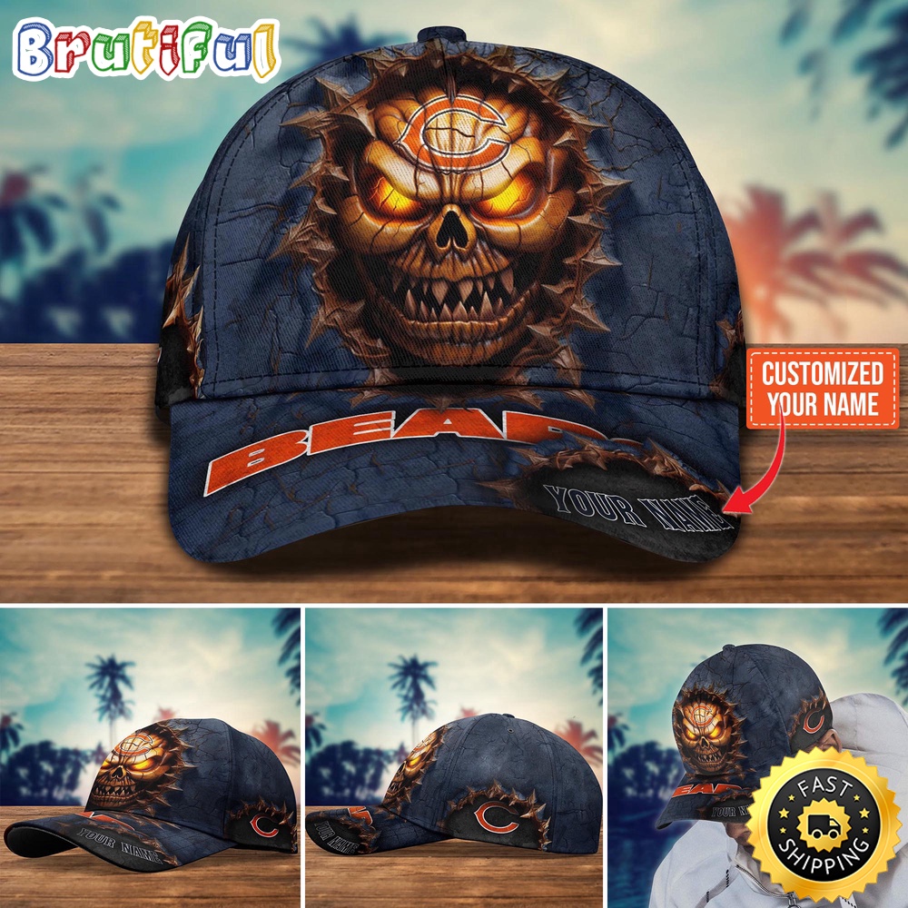 Chicago Bears Baseball Cap Halloween Custom Cap For This Season