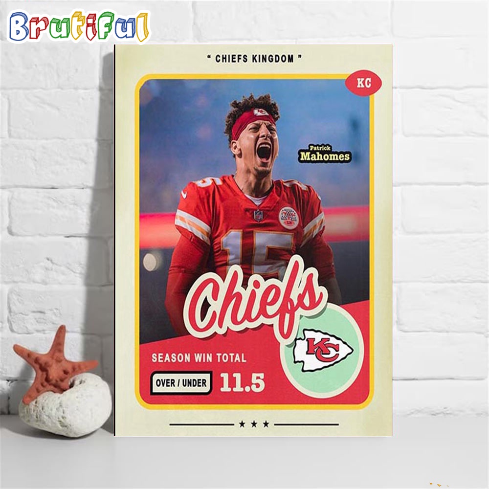 Chiefs Kingdom Patrick Mahomes Lead The Defending Kansas City Chiefs Super Bowl Champions Poster Canvas