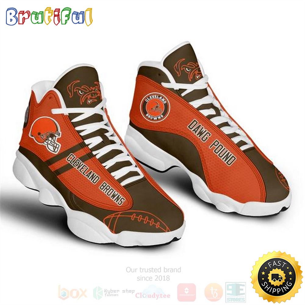 Cleveland Browns Nfl Air Jordan 13 Shoes 3