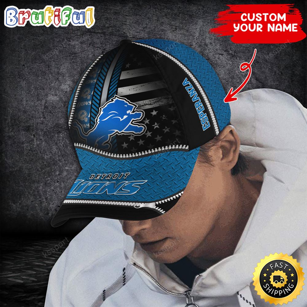 Detroit Lions Nfl-Personalize Cap Steel Style Trending Season