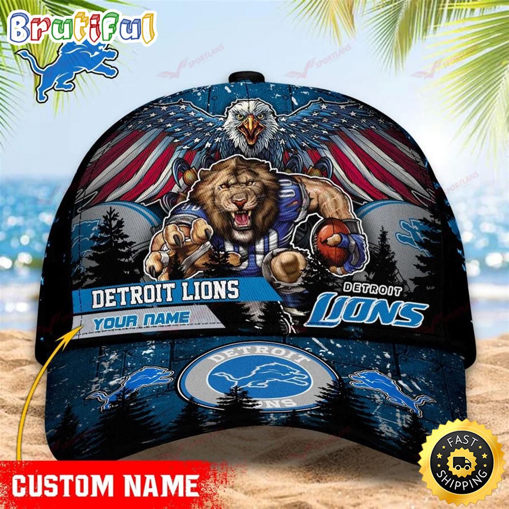 Detroit Lions Nfl Cap Personalized Trend