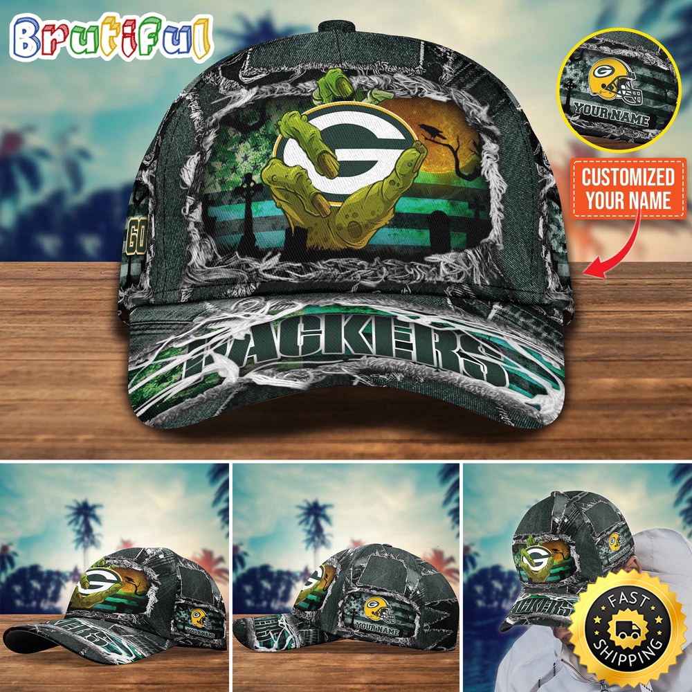 Green Bay Packers Baseball Cap Halloween Cap Customize For This Season