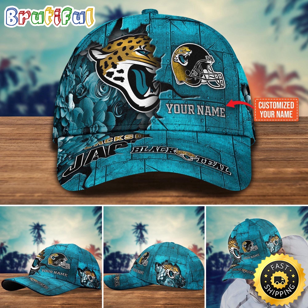 Jacksonville Jaguars Baseball Cap Flower Custom Trending Cap