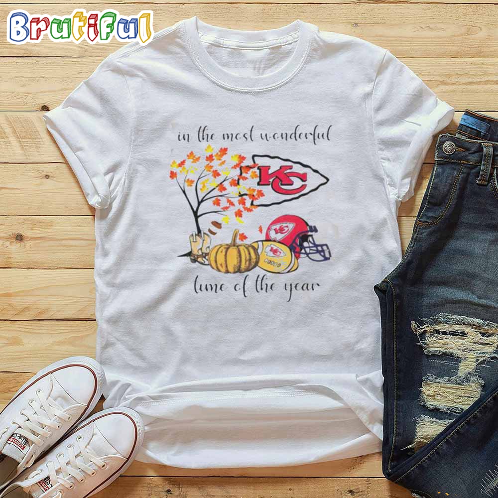 Kansas City Chiefs 2024 In The Most Wonderful Time Of The Year T Shirts