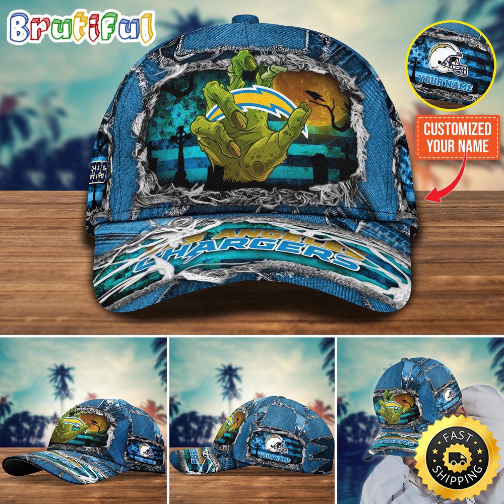 Los Angeles Chargers Baseball Cap Halloween Cap Customize For This Season