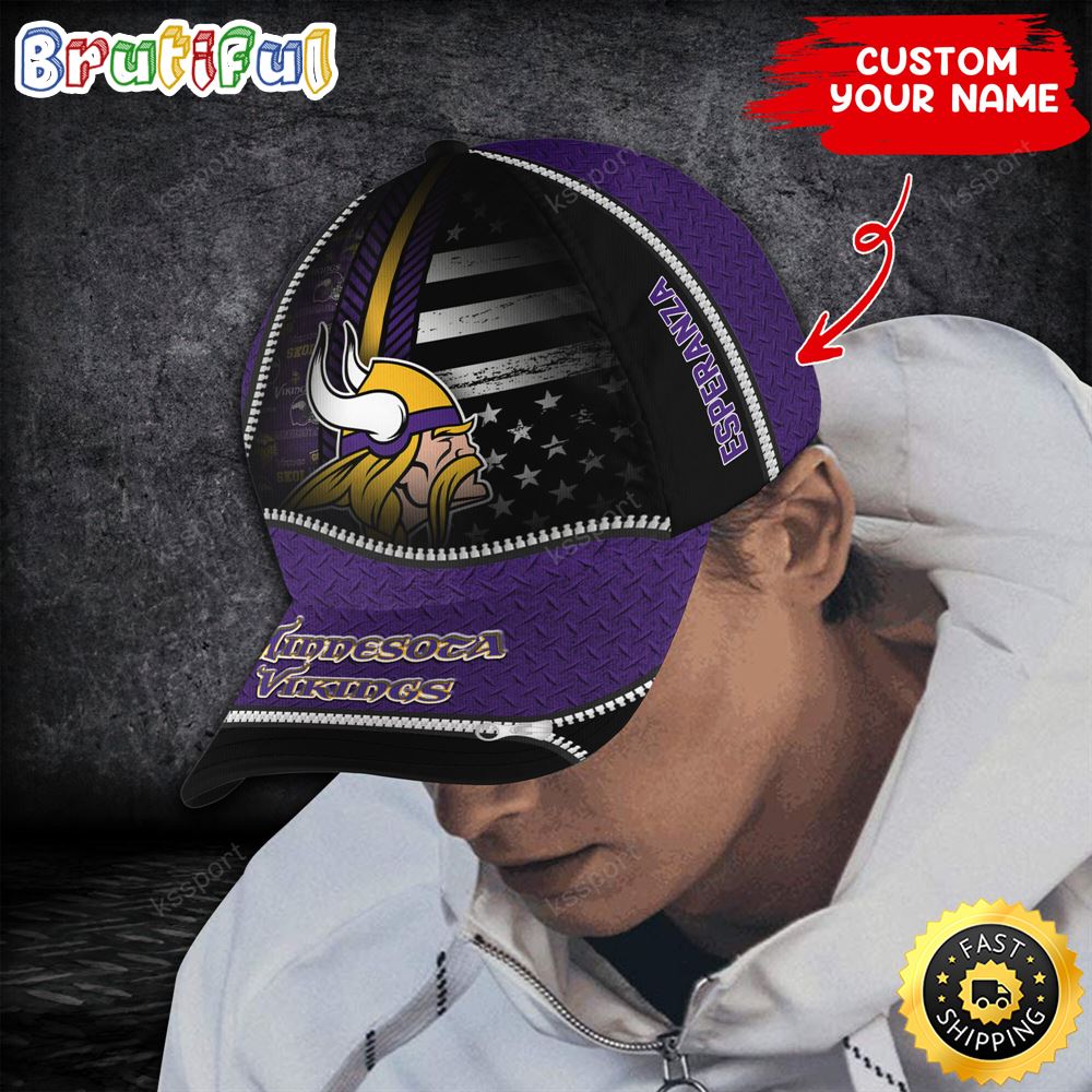 Minnesota Vikings Nfl-Personalize Cap Steel Style Trending Season