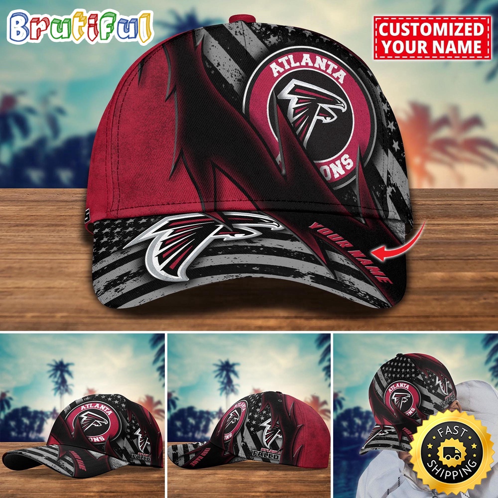 NFL Atlanta Falcons Baseball Cap Custom Football Hat For Fans