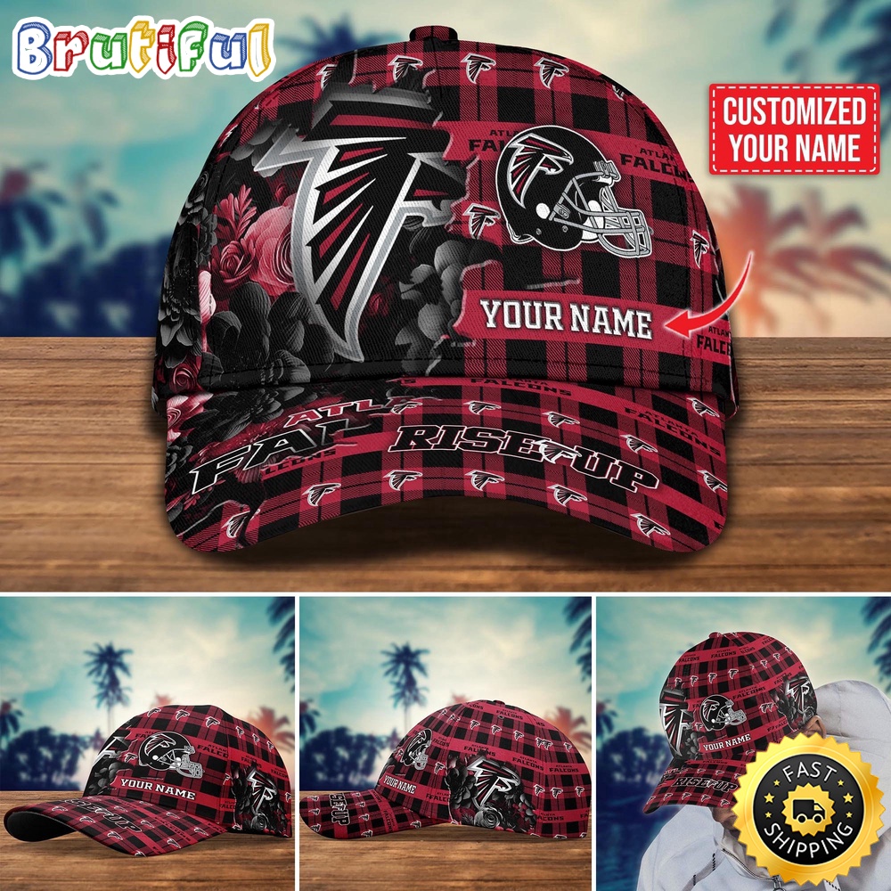 NFL Atlanta Falcons Baseball Cap Flower Trending Custom Cap