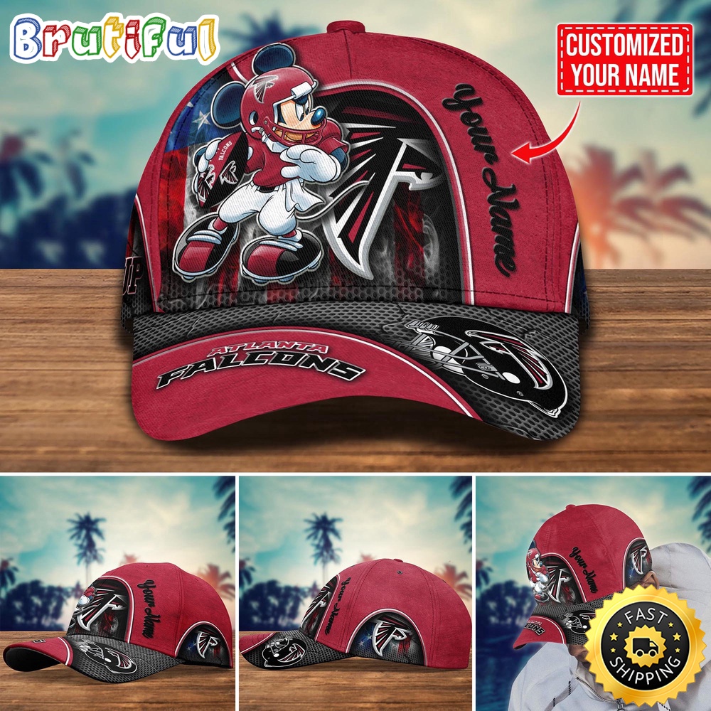 NFL Atlanta Falcons Baseball Cap Mickey Cap Trending Custom Cap