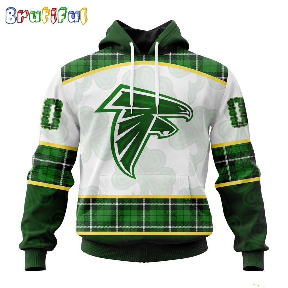 NFL Atlanta Falcons Hoodie Special Design 3D Hoodie St Patrick Day