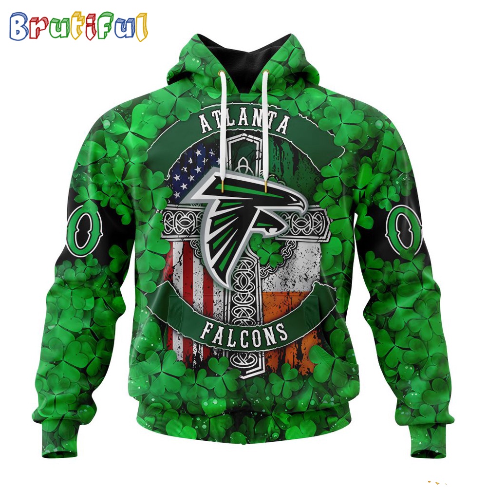 NFL Atlanta Falcons Hoodie Special Design Hoodie St Patrick Day