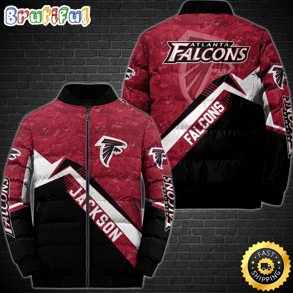 NFL Atlanta Falcons Puffer Jacket Customized Sport Down Jacket