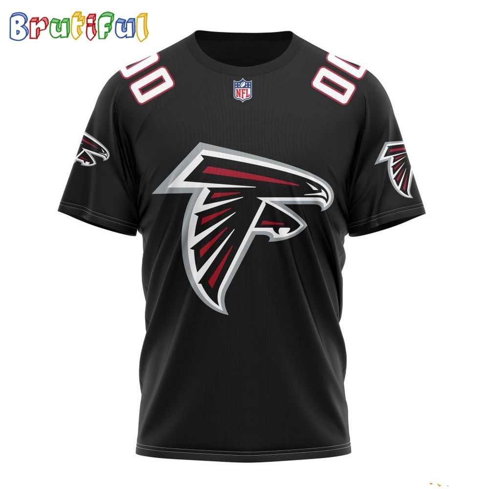 NFL Atlanta Falcons T-Shirt 2024 Personalized Name And Number Unisex T-Shirt