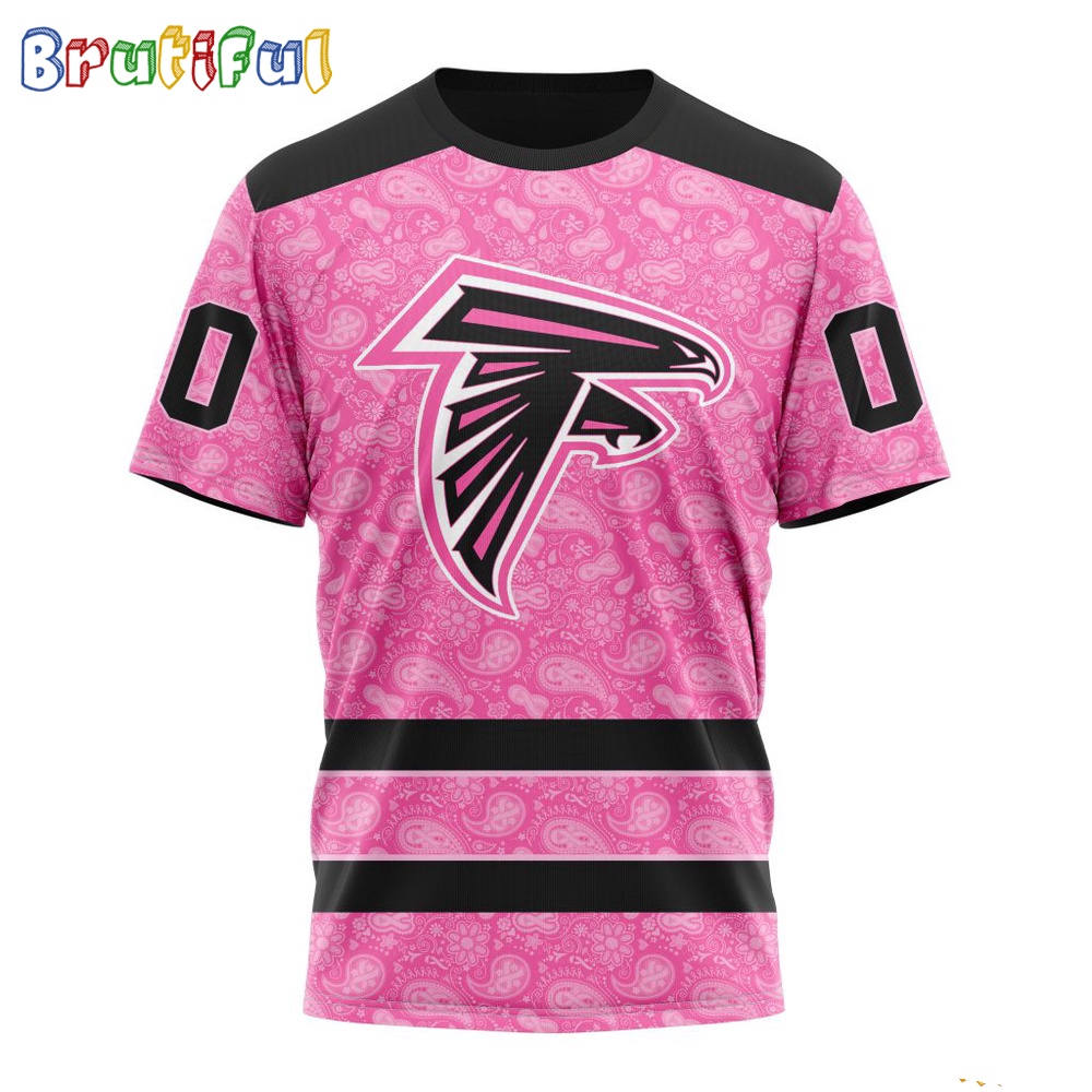 NFL Atlanta Falcons T-Shirt Special Pink T-Shirt Design Fight Breast Cancer