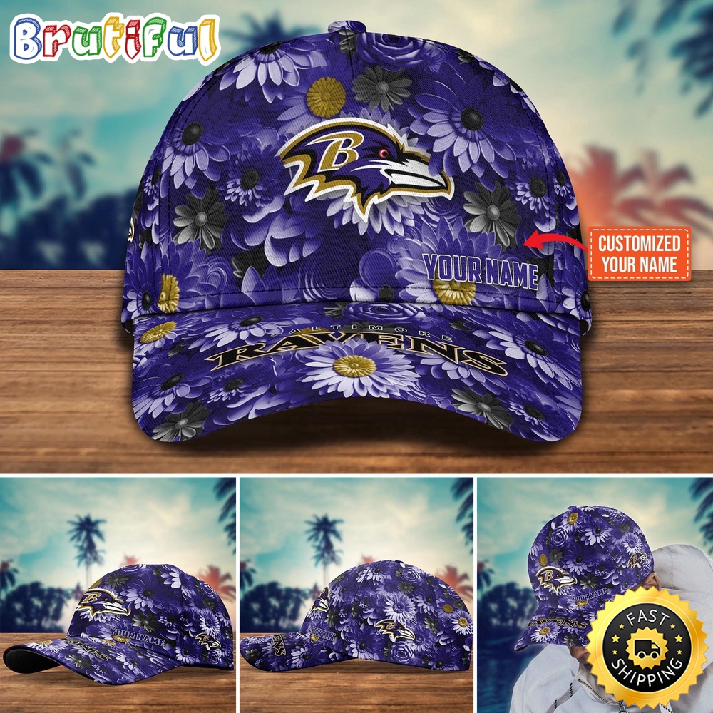 NFL Baltimore Ravens Baseball Cap Customized Cap Hot Trending