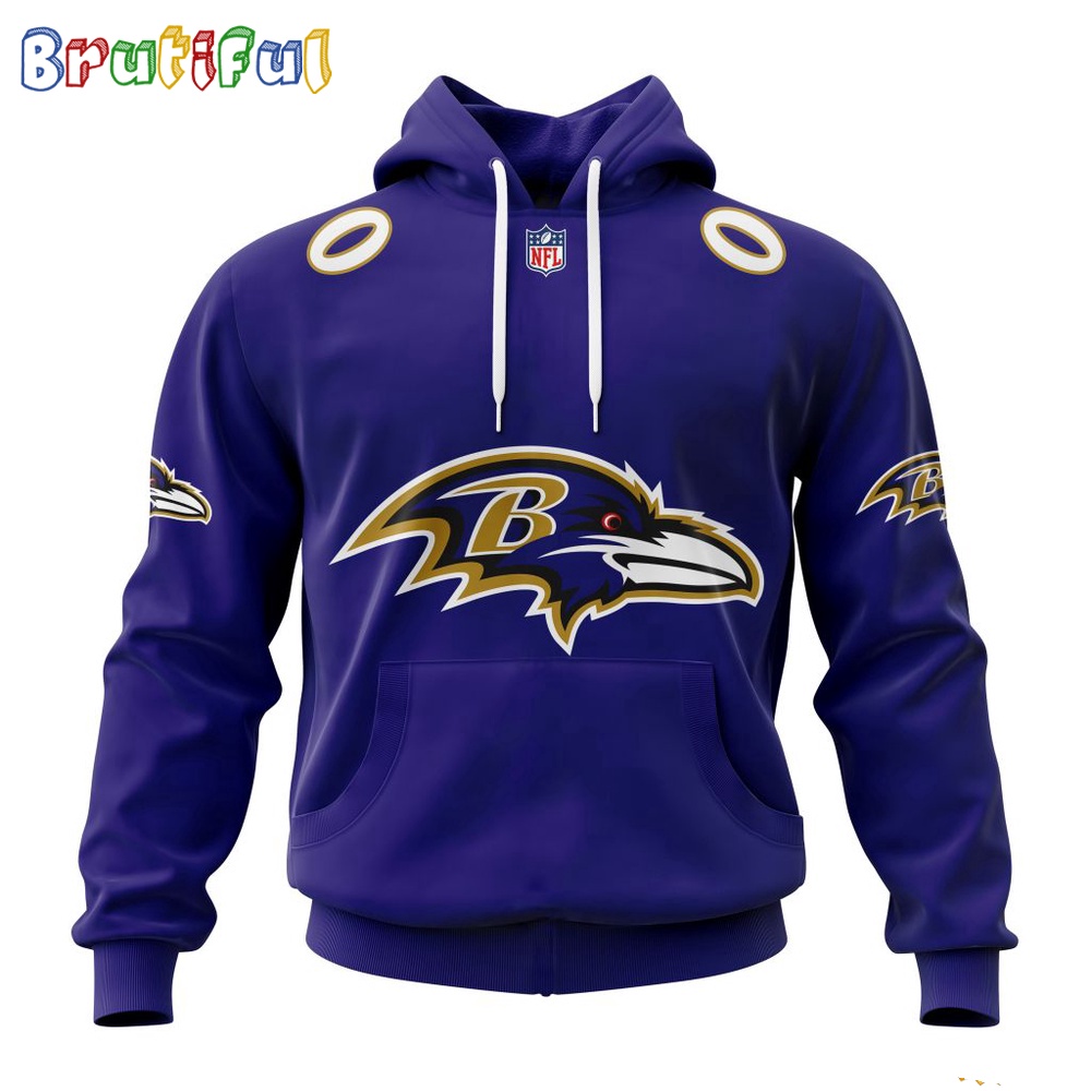 NFL Baltimore Ravens Hoodie 2024 Personalized Name And Number Unisex Hoodie