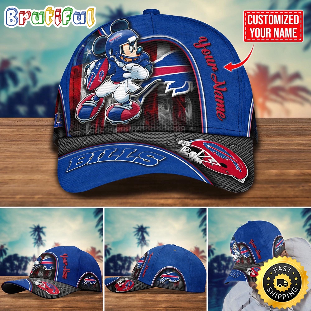 NFL Buffalo Bills Baseball Cap Mickey Cap Trending Custom Cap