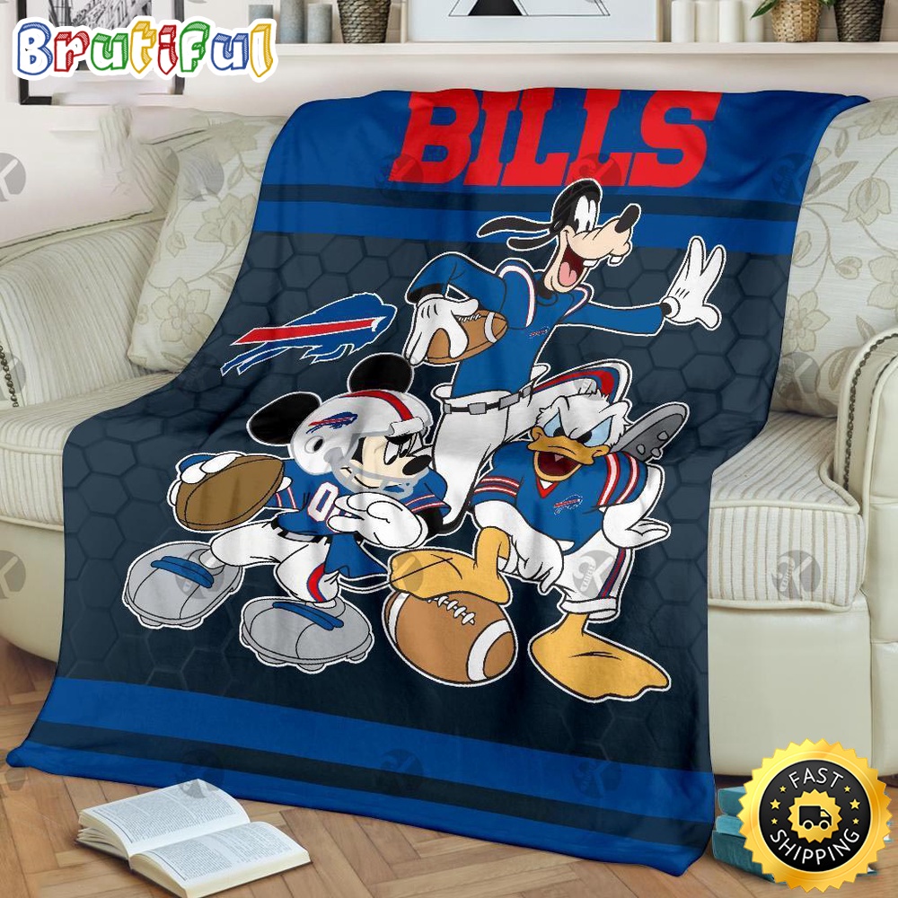 NFL Buffalo Bills Blanket Mickey Mouse Blanket