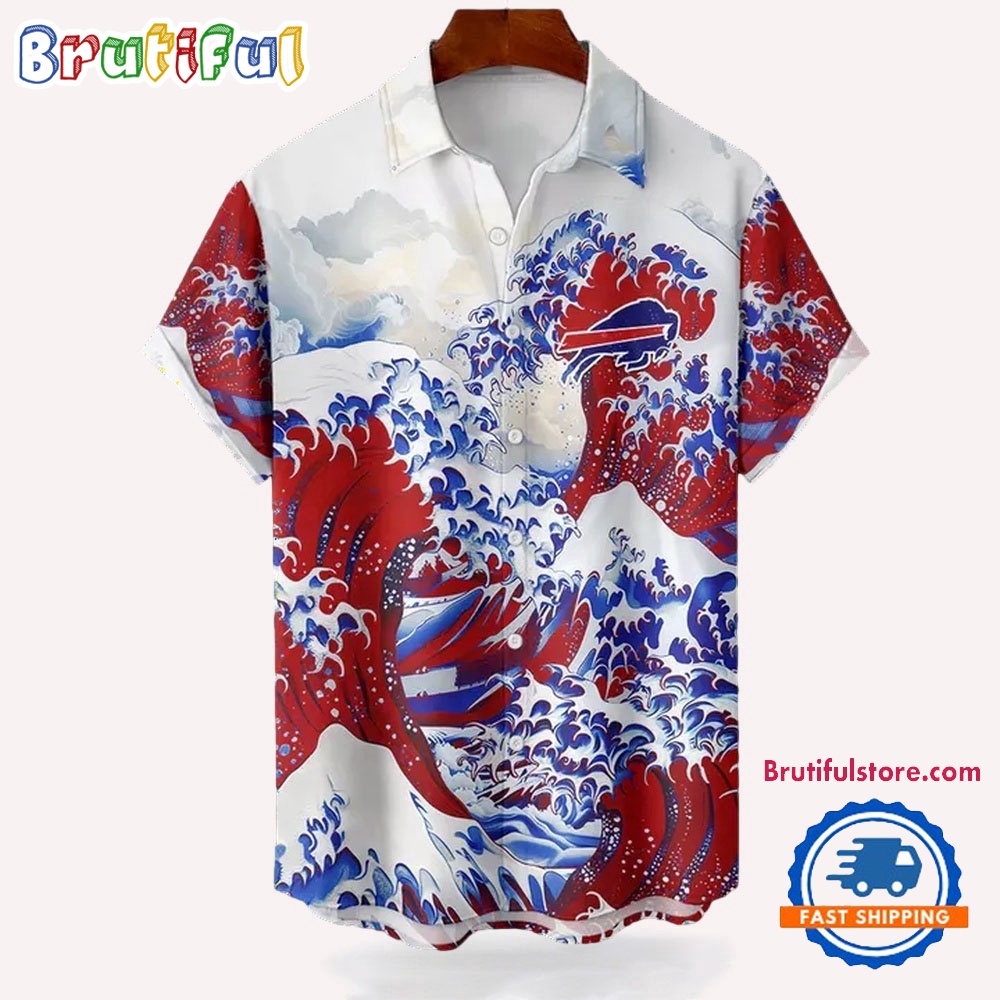 NFL Buffalo Bills Football Special Great Wave Hawaiian Shirt