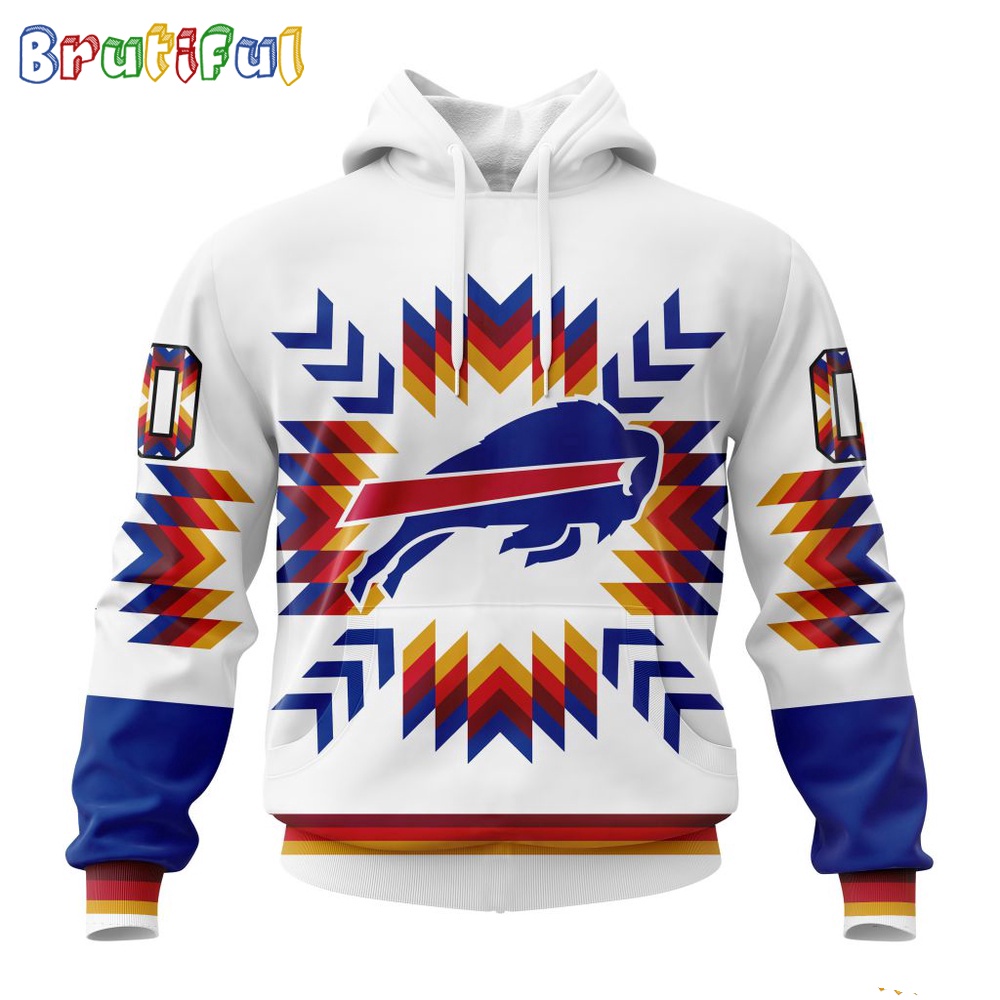 NFL Buffalo Bills Hoodie Special Design With Native Pattern