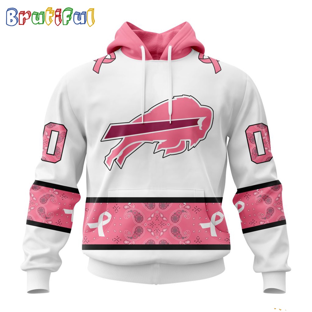 NFL Buffalo Bills Hoodie Special Pink Design Fight Breast Cancer