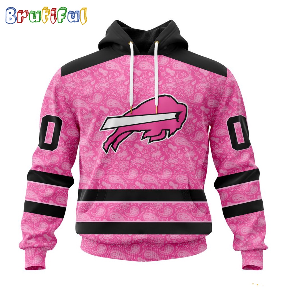 NFL Buffalo Bills Hoodie Special Pink Hoodie Design Fight Breast Cancer