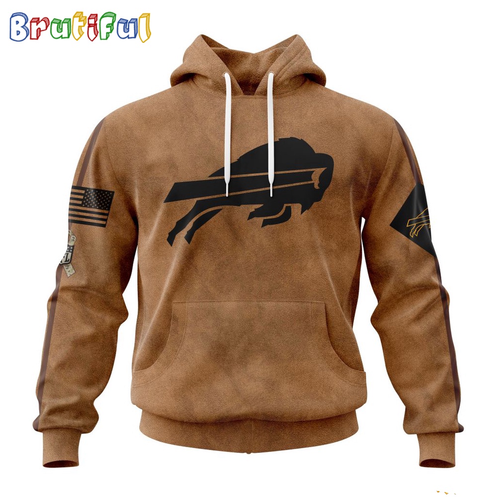 NFL Buffalo Bills Hoodie Special Salute To Service For Veterans Day Full Printed Hoodie