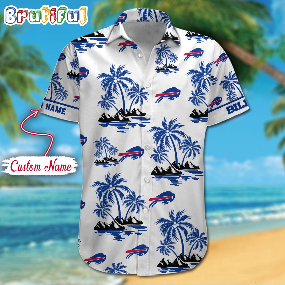 NFL Buffalo Bills Palm Tree Tropical Summer Hawaiian Shirt