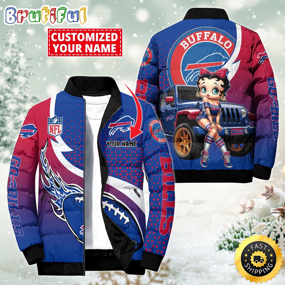 NFL Buffalo Bills Puffer Jacket Betty Boop Custom Jacket