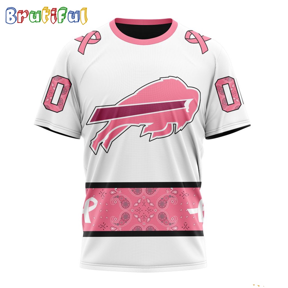 NFL Buffalo Bills T-Shirt Special Pink Design Fight Breast Cancer