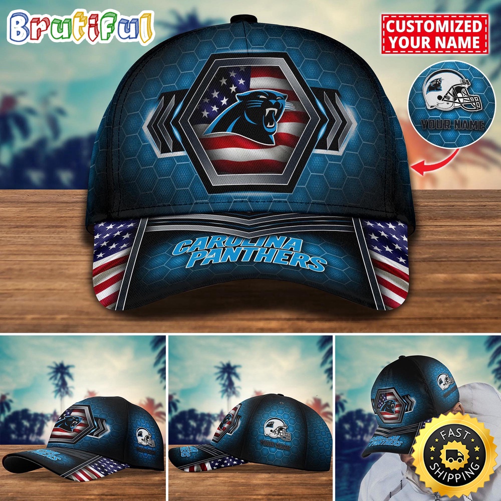 NFL Carolina Panthers Baseball Cap Best Trending Custom Name Cap