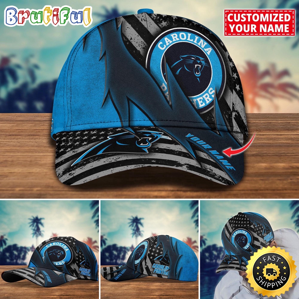 NFL Carolina Panthers Baseball Cap Custom Football Hat For Fans