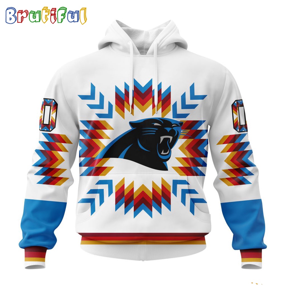 NFL Carolina Panthers Hoodie Special Design With Native Pattern