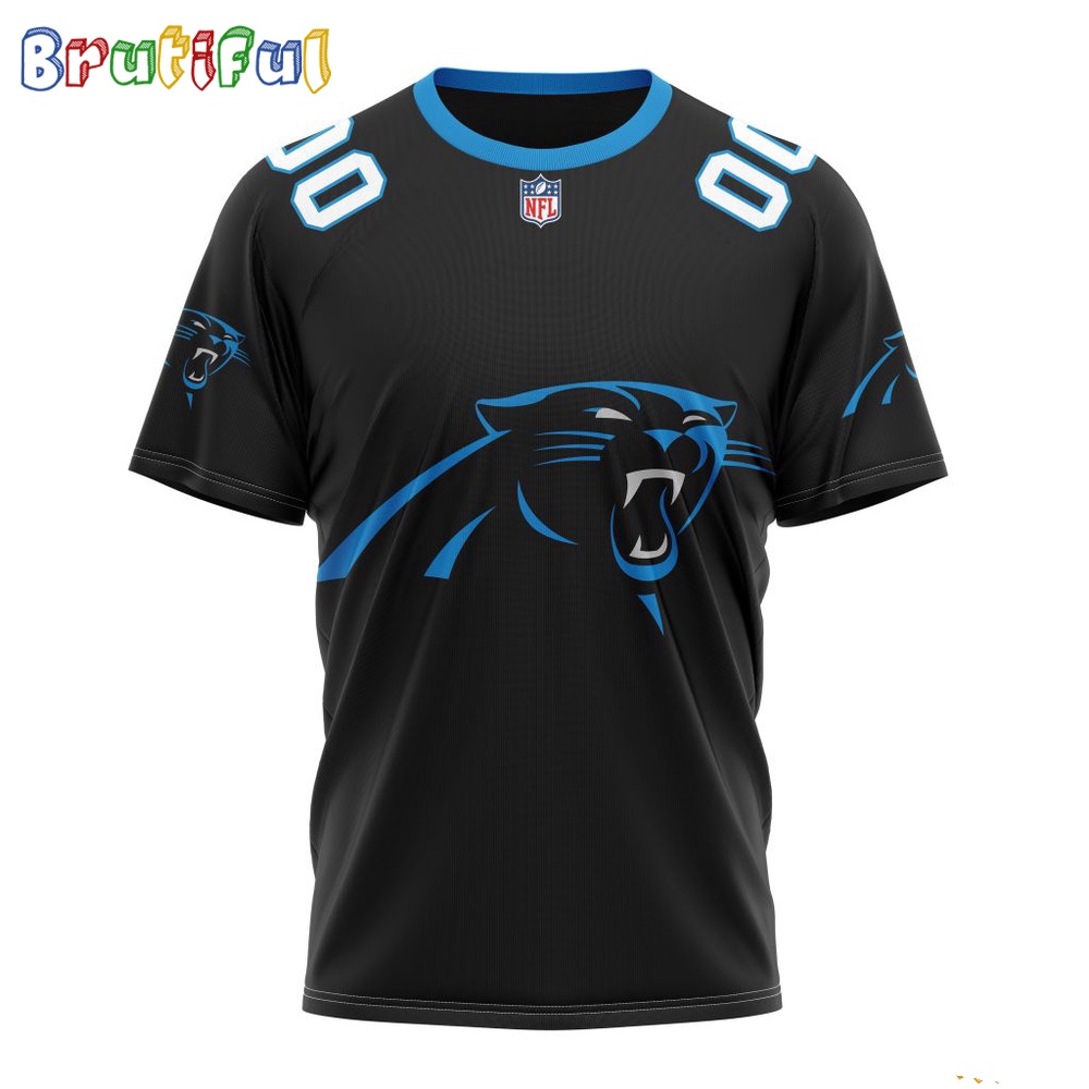 NFL Carolina Panthers T-Shirt 2024 Personalized Name And Number Unisex T-Shirt