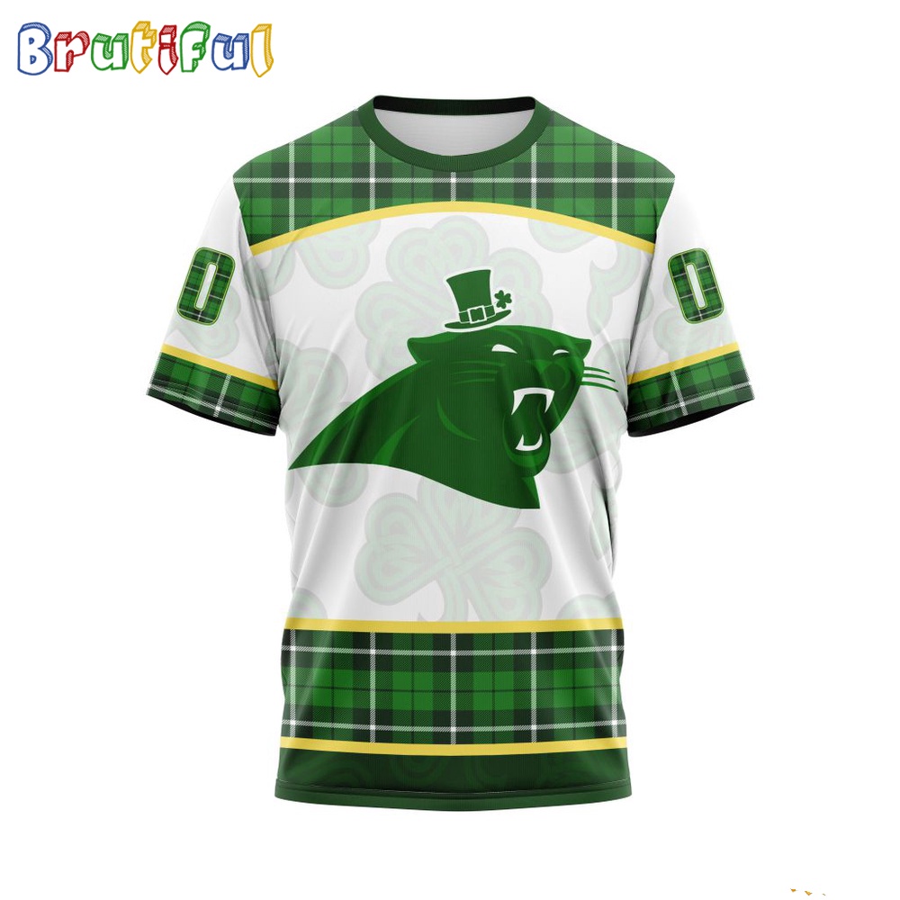 NFL Carolina Panthers T-Shirt Special Design For St Patrick Day