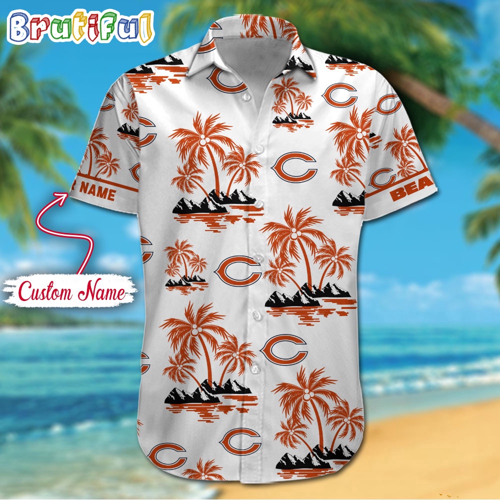 NFL Chicago Bears Palm Tree Tropical Summer Hawaiian Shirt