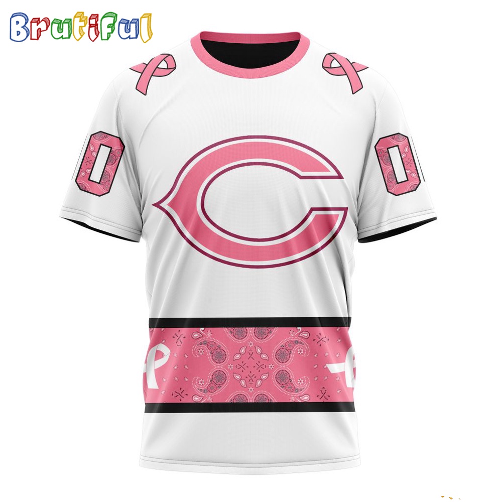 NFL Chicago Bears T-Shirt Special Pink Design Fight Breast Cancer