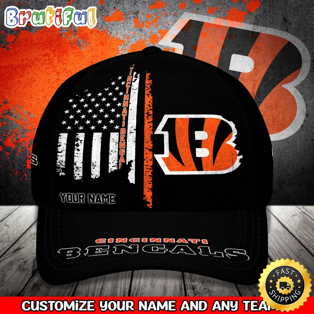NFL Cincinnati Bengals Baseball Cap Custom Cap Sport
