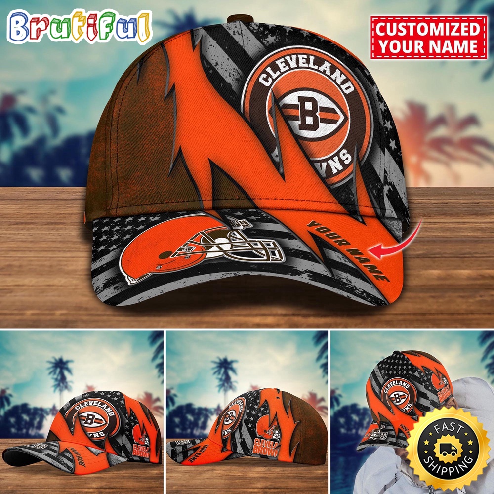 NFL Cleveland Browns Baseball Cap Custom Football Hat For Fans