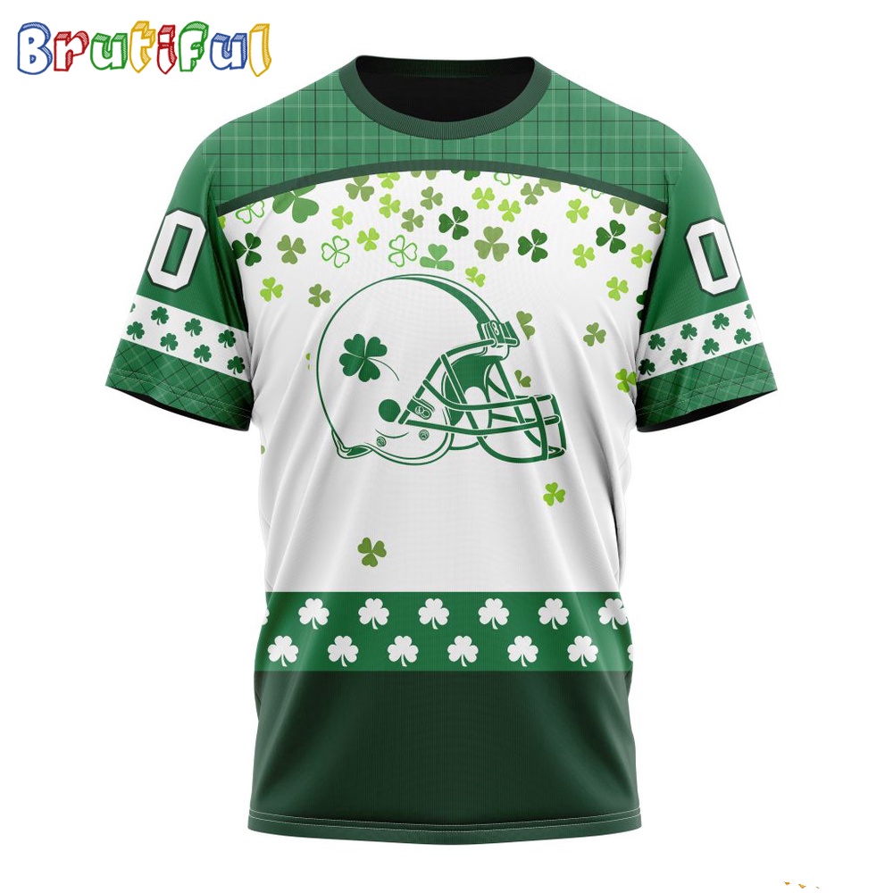 NFL Cleveland Browns T-Shirt Special Design T-Shirt St Patrick Day