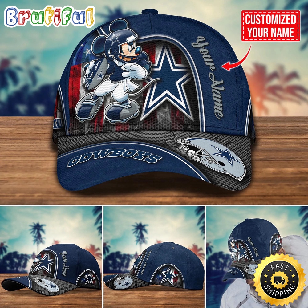 NFL Dallas Cowboys Baseball Cap Mickey Cap Trending Custom Cap