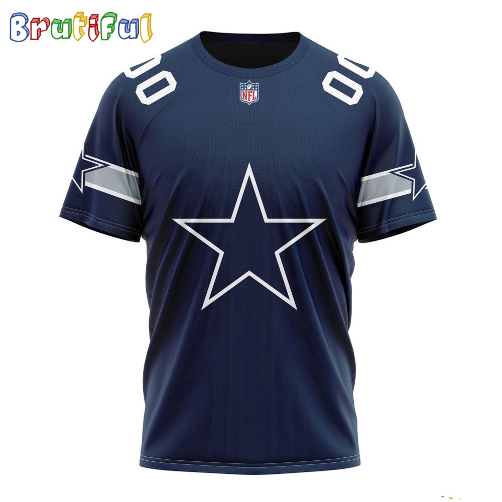 NFL Dallas Cowboys T-Shirt 2024 Personalized Name And Number Unisex T-Shirt