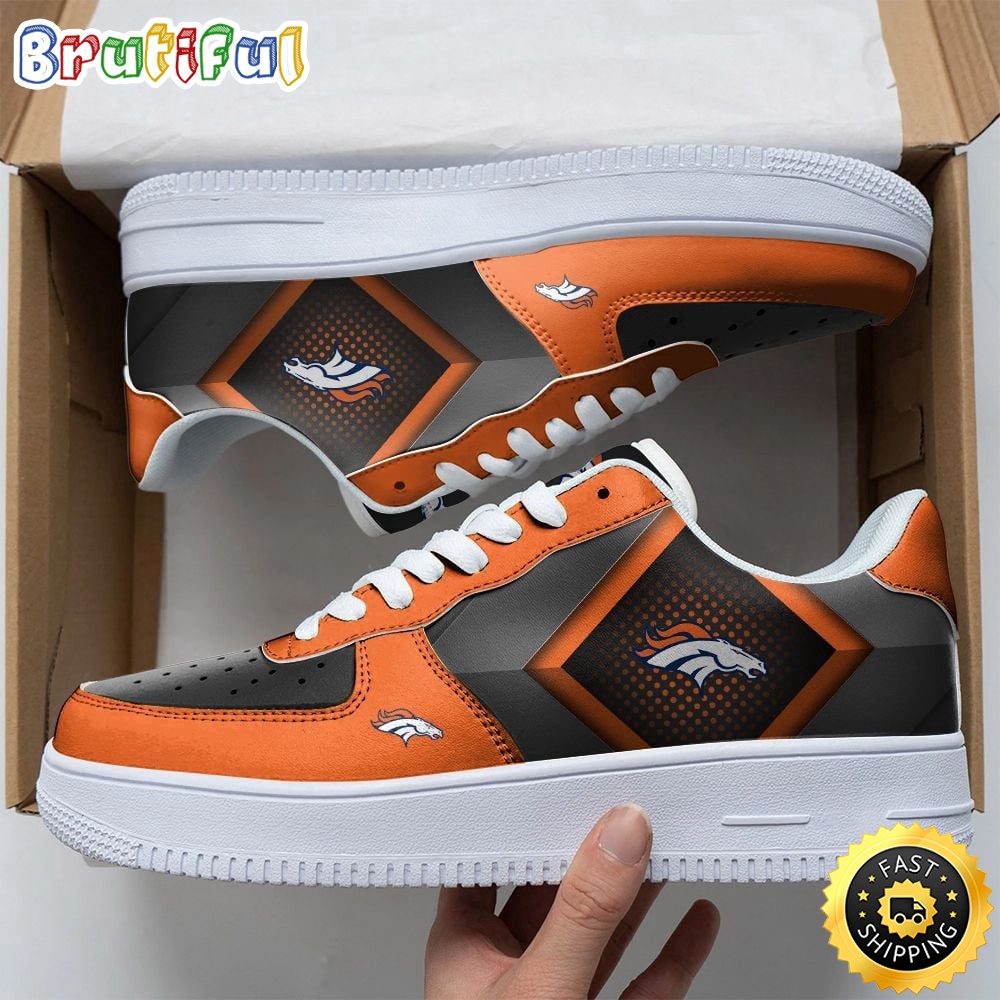 NFL Denver Broncos Air Force 1 Shoes Chic AF1 Collection