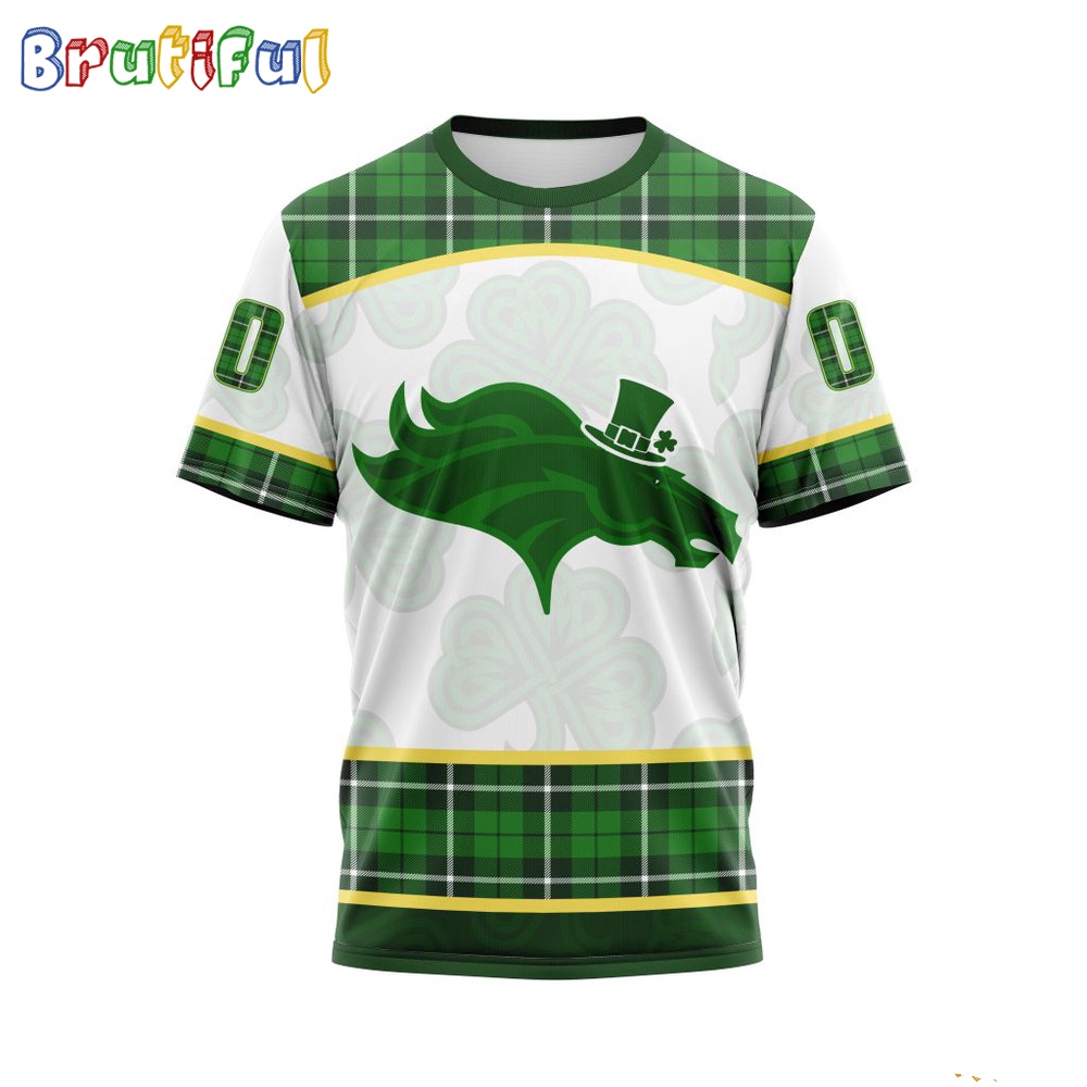 NFL Denver Broncos T-Shirt Special Design For St Patrick Day