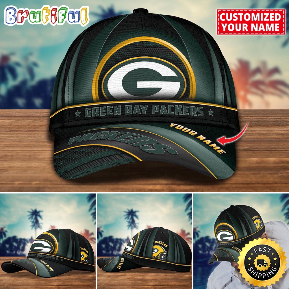NFL Green Bay Packers Baseball Cap Custom Football Cap For Fans
