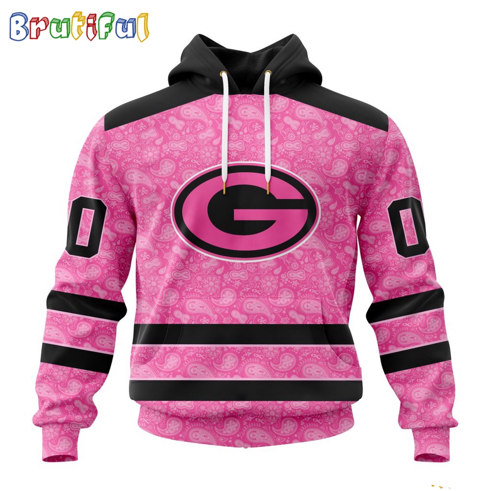 NFL Green Bay Packers Hoodie Special Pink Hoodie Design Fight Breast Cancer