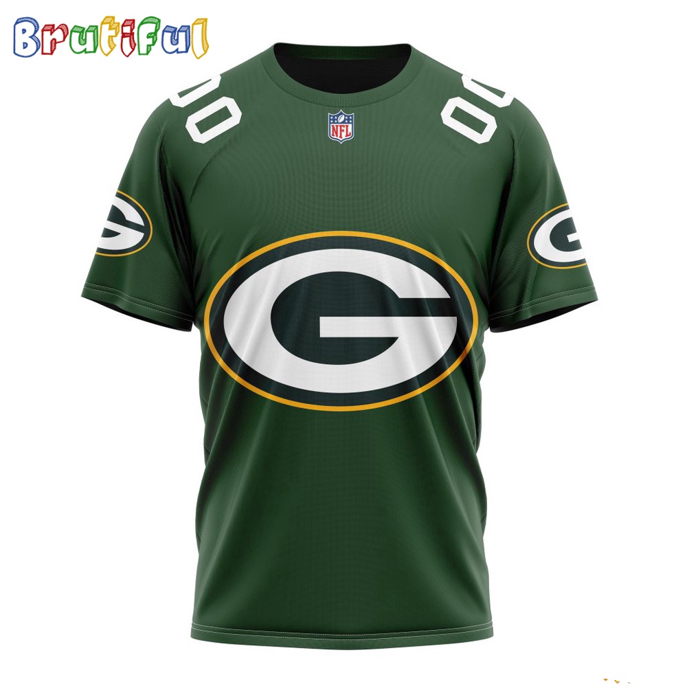 NFL Green Bay Packers T-Shirt 2024 Personalized Name And Number Unisex T-Shirt