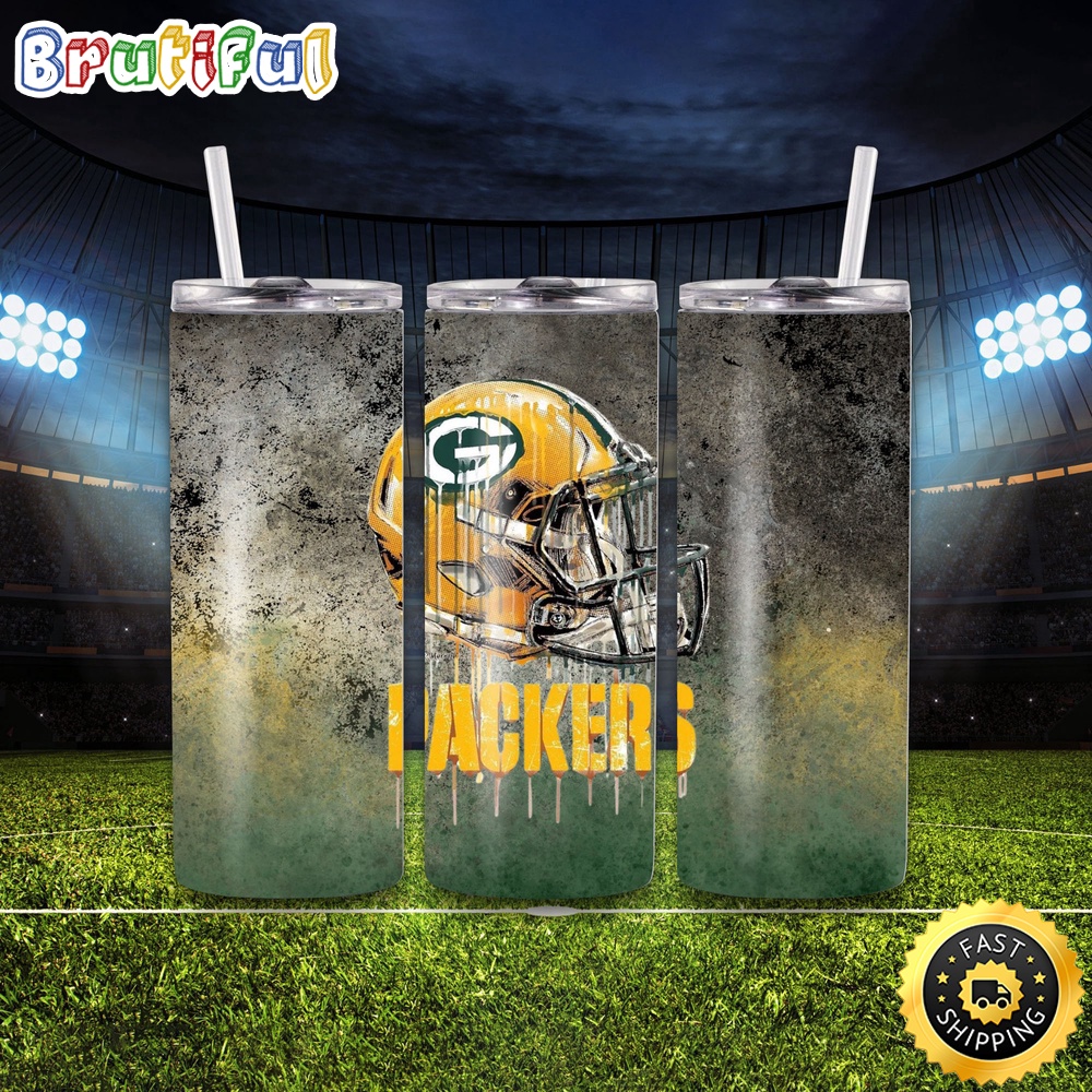 NFL Green Bay Packers Tumbler Logo And Team Skinny Tumbler