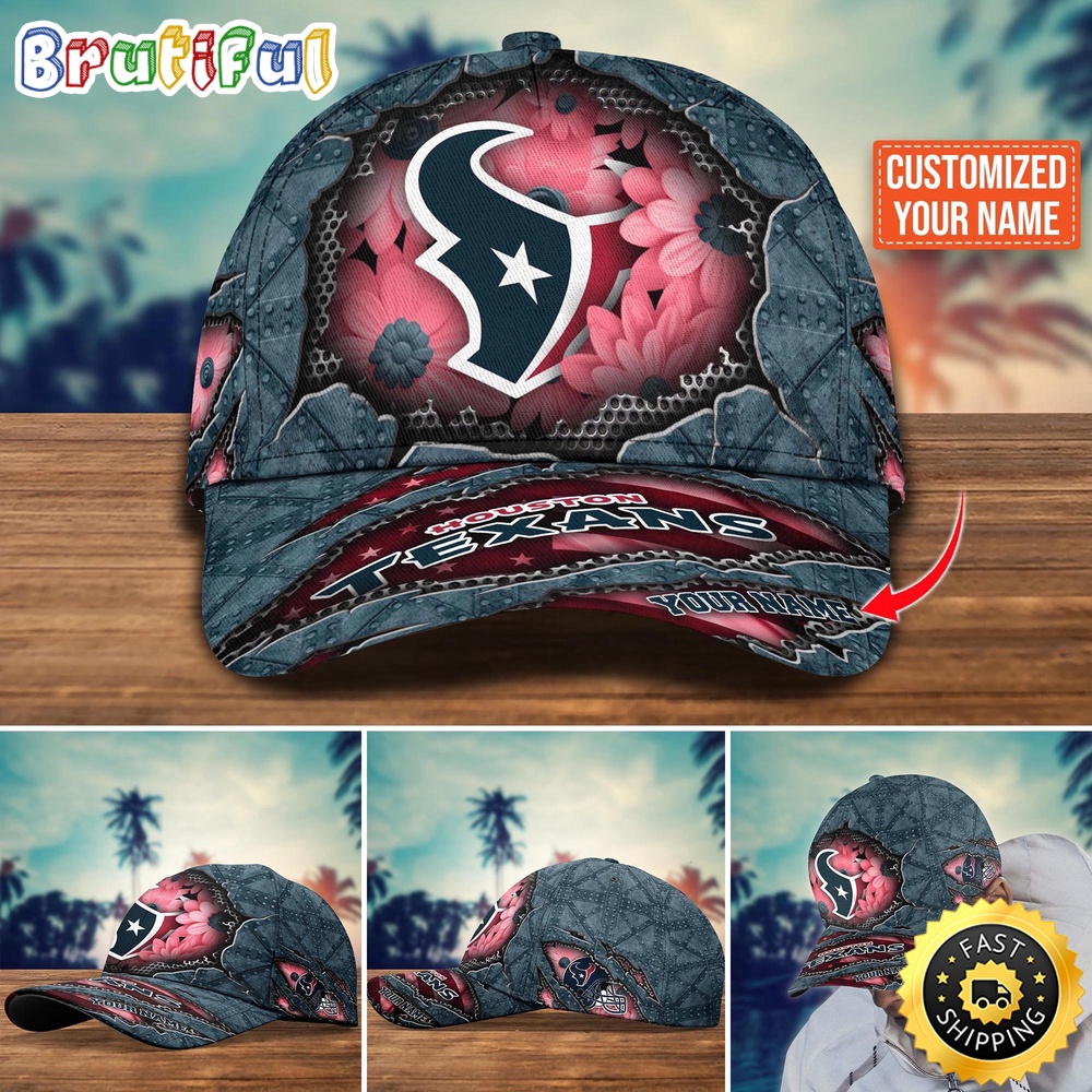NFL Houston Texans Baseball Cap Custom Cap Trending For Fans