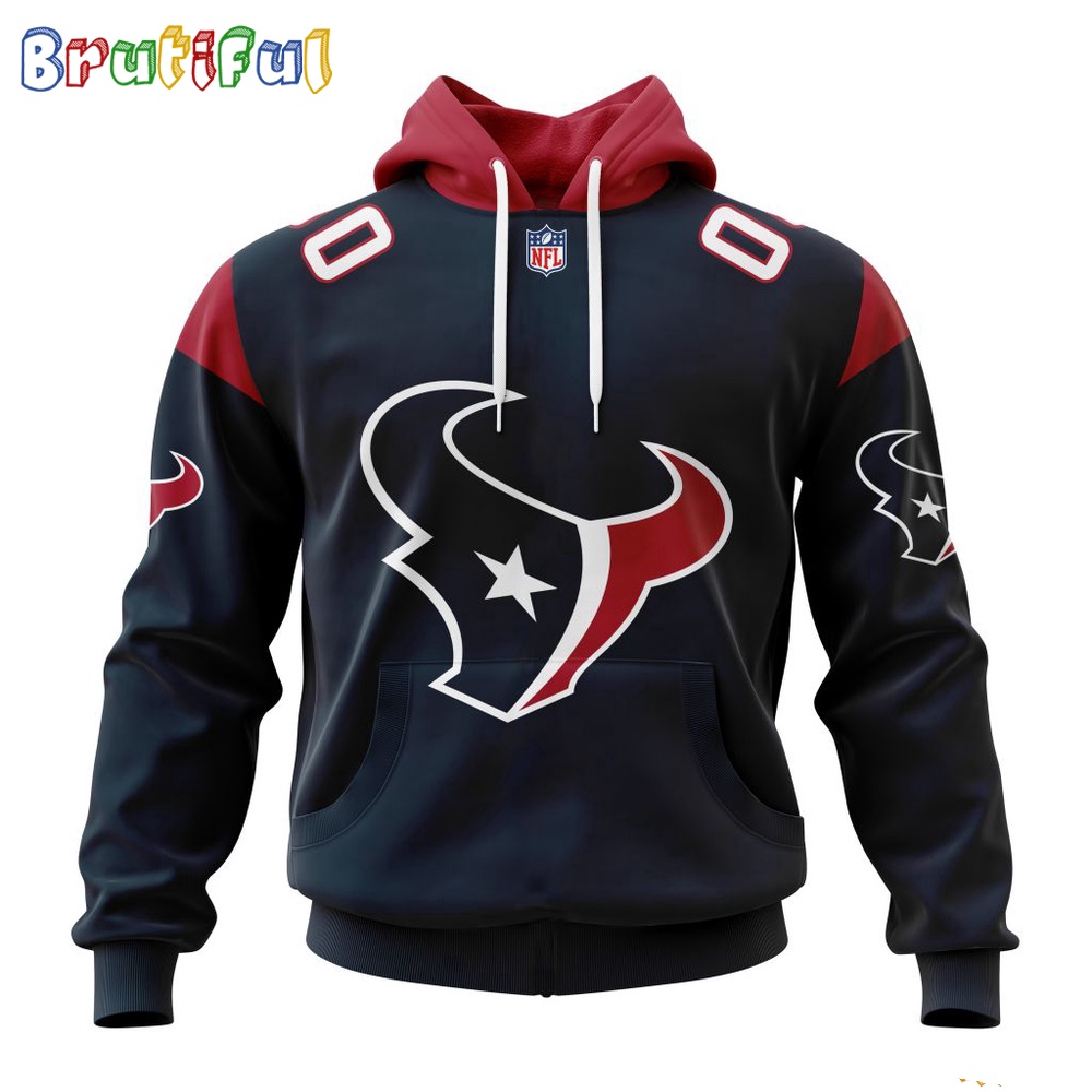 NFL Houston Texans Hoodie 2024 Personalized Name And Number Unisex Hoodie